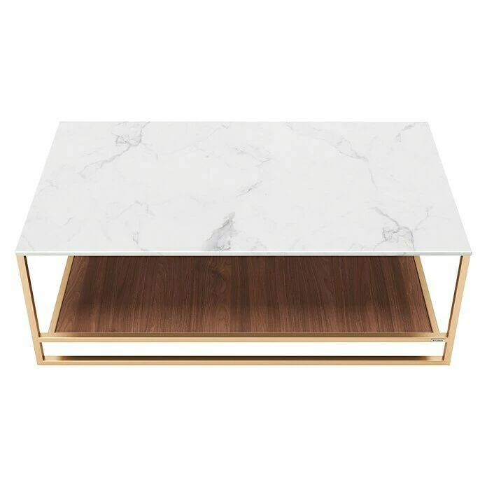 BAUHAUS Phönix Playboy Couchtisch Olivia L X B X H: 60 X 120 X 45 Cm, Nussbaum 3 BAUHAUS Phönix Playboy Couchtisch Olivia L X B X H: 60 X 120 X 45 Cm, Nussbaum – Bild 3