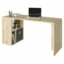 BAUHAUS Phönix Fortuna Regalschreibtisch L X B X H: 57,9 X 154 X 75 Cm, Eiche