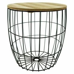 BAUHAUS Beistelltisch Ø X H: 30 X 32 Cm, Mitteldichte Holzfaserplatte (MDF)