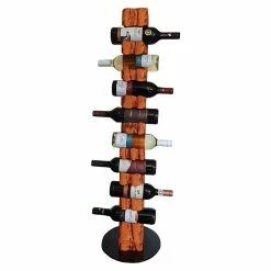 BAUHAUS Wood & Wishes Weinregal Premium Seitlich Höhe: 113 Cm, Anzahl Flaschen: 8 Stk., Holz, Mahagoni