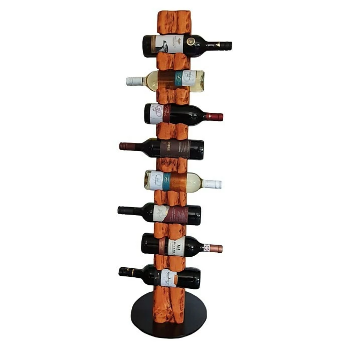 BAUHAUS Wood & Wishes Weinregal Premium Seitlich Höhe: 113 Cm, Anzahl Flaschen: 8 Stk., Holz, Mahagoni 1 BAUHAUS Wood & Wishes Weinregal Premium Seitlich Höhe: 113 Cm, Anzahl Flaschen: 8 Stk., Holz, Mahagoni