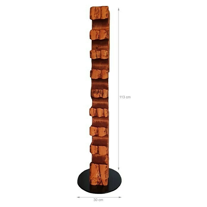 BAUHAUS Wood & Wishes Weinregal Premium Seitlich Höhe: 113 Cm, Anzahl Flaschen: 8 Stk., Holz, Mahagoni 4 BAUHAUS Wood & Wishes Weinregal Premium Seitlich Höhe: 113 Cm, Anzahl Flaschen: 8 Stk., Holz, Mahagoni – Bild 4