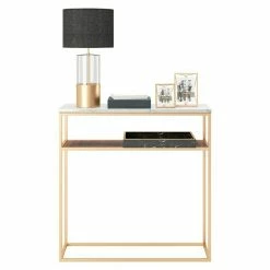 BAUHAUS Phönix Playboy Beistelltisch Candy L X B X H: 30 X 105 X 95 Cm, Gold -Cheap Regale Store 12 3388