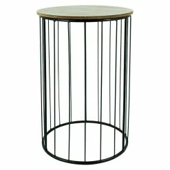 BAUHAUS Beistelltisch Ø X H: 25 X 60 Cm, Metall