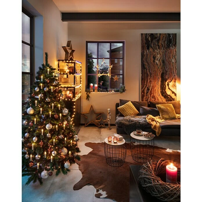 BAUHAUS Beistelltisch Ø X H: 35 X 37 Cm, Mitteldichte Holzfaserplatte (MDF) 4 BAUHAUS Beistelltisch Ø X H: 35 X 37 Cm, Mitteldichte Holzfaserplatte (MDF) – Bild 4