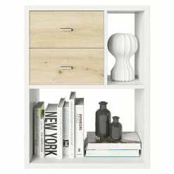 BAUHAUS Phönix Fortuna Beistelltisch L X B X H: 34 X 75,1 X 57,9 Cm, Weiß, Mit Schubladeneinsatz