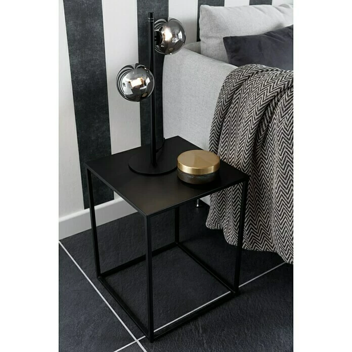 BAUHAUS Beistelltisch Duo L X B X H: 30 X 30 X 40 Cm, Eisen 2 BAUHAUS Beistelltisch Duo L X B X H: 30 X 30 X 40 Cm, Eisen – Bild 2