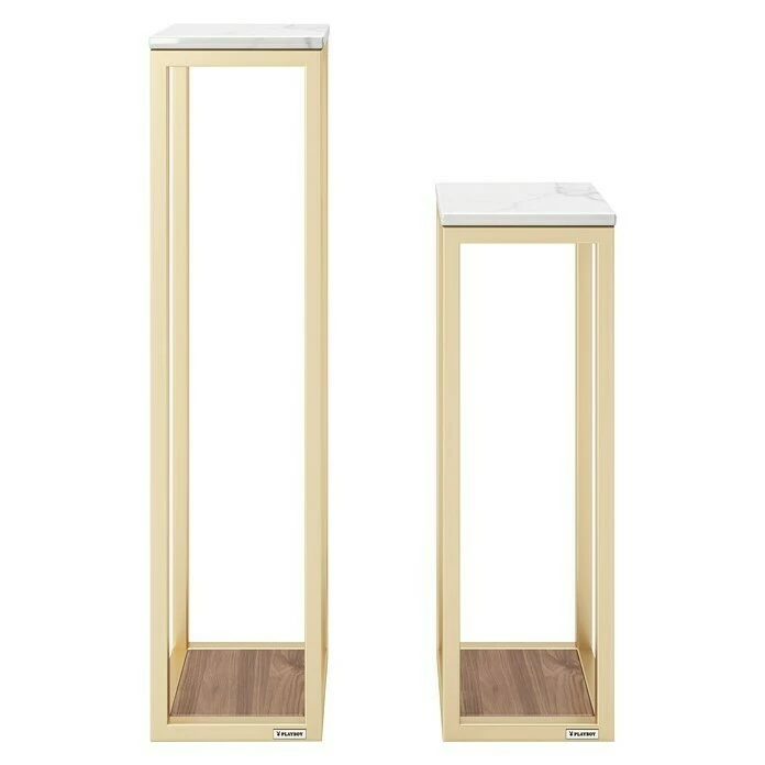 BAUHAUS Phönix Playboy Beistelltisch-Set Mora Gold, 2 -tlg. 2 BAUHAUS Phönix Playboy Beistelltisch-Set Mora Gold, 2 -tlg. – Bild 2