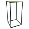 BAUHAUS Beistelltisch L X B X H: 25 X 25 X 50 Cm, Gold/Schwarz, Metall