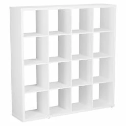 BAUHAUS Regal L X B X H: 39,2 X 146,6 X 146,6 Cm, Weiß