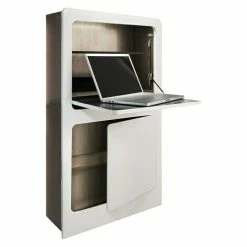 BAUHAUS Phönix Wandschreibtisch Milano L X B X H: 20 X 81 X 128,5 Cm, Natur/Weiß