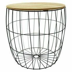 BAUHAUS Beistelltisch Ø X H: 40 X 41 Cm, Mitteldichte Holzfaserplatte (MDF)