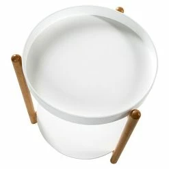 BAUHAUS Phönix Rubby Beistelltisch Ø X H: 40 X 45 Cm, Weiß -Cheap Regale Store 12 3586