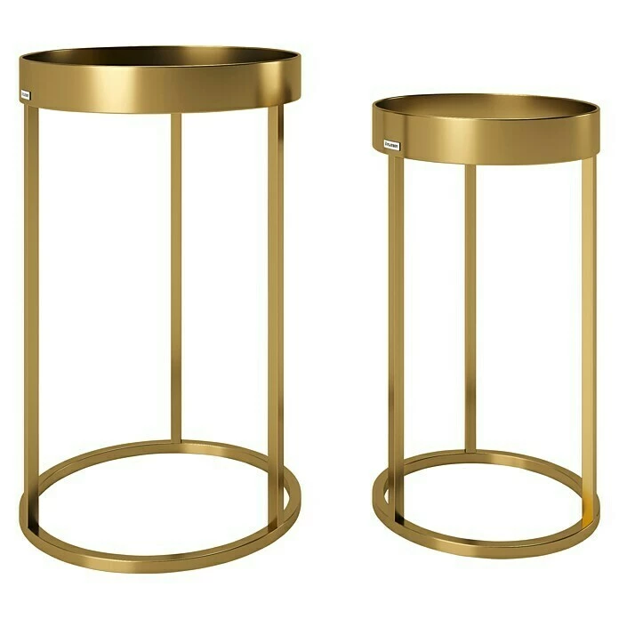 BAUHAUS Phönix Playboy Beistelltisch-Set Mary Gold, 2 -tlg. 2 BAUHAUS Phönix Playboy Beistelltisch-Set Mary Gold, 2 -tlg. – Bild 2