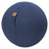 BAUHAUS Sitting Ball Gymnastikball Felt Blau, Durchmesser: 65 Cm, Material Bezug: 100 % Polyester