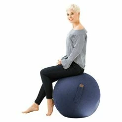 BAUHAUS Sitting Ball Gymnastikball Felt Blau, Durchmesser: 65 Cm, Material Bezug: 100 % Polyester -Cheap Regale Store 12 3615