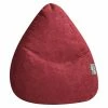 BAUHAUS Sitzsack Beanbag Alfa XL, Weinrot, 100 % Polyester