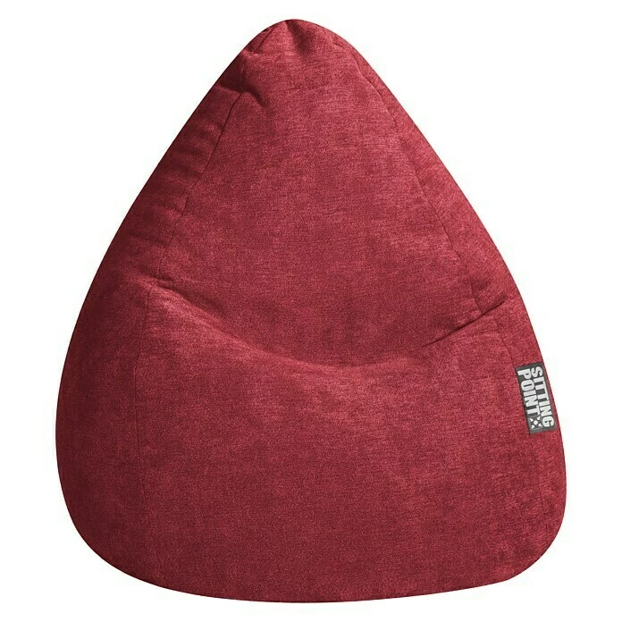 BAUHAUS Sitzsack Beanbag Alfa XL, Weinrot, 100 % Polyester 1 BAUHAUS Sitzsack Beanbag Alfa XL, Weinrot, 100 % Polyester