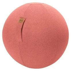 BAUHAUS Sitting Ball Gymnastikball Felt Lachs, Durchmesser: 65 Cm, Material Bezug: 100 % Polyester