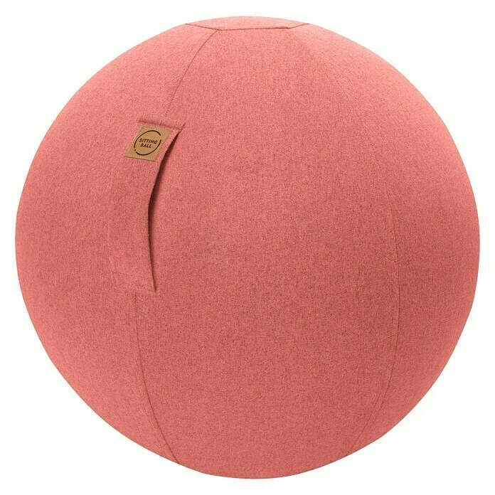 BAUHAUS Sitting Ball Gymnastikball Felt Lachs, Durchmesser: 65 Cm, Material Bezug: 100 % Polyester 1 BAUHAUS Sitting Ball Gymnastikball Felt Lachs, Durchmesser: 65 Cm, Material Bezug: 100 % Polyester