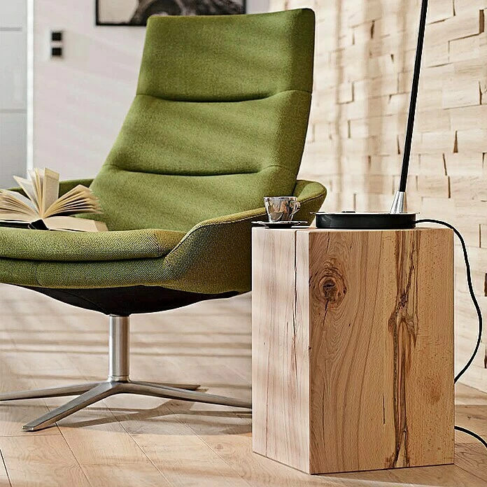 BAUHAUS Noblewood Massivholzblock Buche, 30 X 30 X 45 Cm 4 BAUHAUS Noblewood Massivholzblock Buche, 30 X 30 X 45 Cm – Bild 4