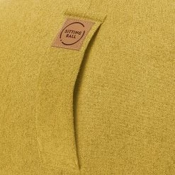 BAUHAUS Sitting Ball Gymnastikball Felt Senf, Durchmesser: 65 Cm, Material Bezug: 100 % Polyester -Cheap Regale Store 12 3661