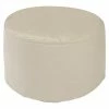 BAUHAUS Outbag Outdoor-Sitzhocker Rund Rock Plus Beige, Ø X H: 60 X 35 Cm, 100 % Polyester