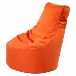 BAUHAUS Outbag Outdoor-Sitzsack Rund Slope XS Plus Ø X H: 60 X 70 Cm, Orange, 100 % Polyester