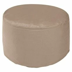 BAUHAUS Outbag Outdoor-Sitzhocker Rund Rock Plus Mud, Ø X H: 60 X 35 Cm, 100 % Polyester