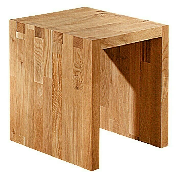 BAUHAUS Exclusivholz Aspen Hocker Eiche, 32,6 X 38 X 33 Cm 1 BAUHAUS Exclusivholz Aspen Hocker Eiche, 32,6 X 38 X 33 Cm