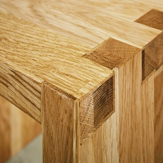 BAUHAUS Exclusivholz Aspen Hocker Eiche, 32,6 X 38 X 33 Cm 2 BAUHAUS Exclusivholz Aspen Hocker Eiche, 32,6 X 38 X 33 Cm – Bild 2