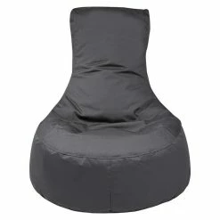 BAUHAUS Outbag Outdoor-Sitzsack Rund Slope Plus Anthrazit, Ø X H: 85 X 90 Cm, 100 % Polyester