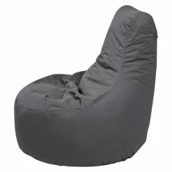 BAUHAUS Outbag Outdoor-Sitzsack Rund Slope Plus Anthrazit, Ø X H: 85 X 90 Cm, 100 % Polyester -Cheap Regale Store 12 3717