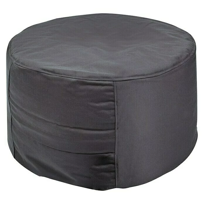 BAUHAUS Outbag Outdoor-Sitzhocker Rund Rock Plus Anthrazit, Ø X H: 60 X 35 Cm, 100 % Polyester 3 BAUHAUS Outbag Outdoor-Sitzhocker Rund Rock Plus Anthrazit, Ø X H: 60 X 35 Cm, 100 % Polyester – Bild 3