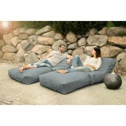 BAUHAUS Outbag Outdoor-Sitzsack Peak Plus Cool Grey, L X B: 180 X 90 Cm, 100 % Polyester -Cheap Regale Store 12 3738