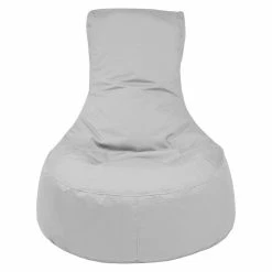 BAUHAUS Outbag Outdoor-Sitzsack Rund Slope Plus Cool Grey, Ø X H: 85 X 90 Cm, 100 % Polyester