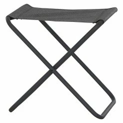 BAUHAUS Siena Garden Klapphocker Comfort L X B X H: 49 X 37 X 47 Cm, Polyester, Anthrazit