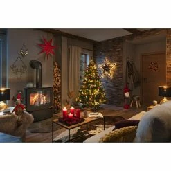 BAUHAUS Fellhocker Ø X H: 30 X 42 Cm, Beige/Braun, Material Bezug: Polyester -Cheap Regale Store 12 3764