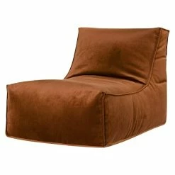 BAUHAUS Sitting Point Sitzsack Rock Veluto Kupfer, 100 X 65 Cm, 100 % Polyester