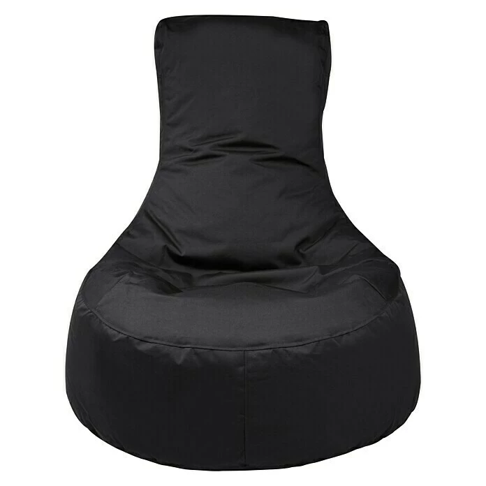 BAUHAUS Outbag Outdoor-Sitzsack Rund Slope Plus Black, Ø X H: 85 X 90 Cm, 100 % Polyester 1 BAUHAUS Outbag Outdoor-Sitzsack Rund Slope Plus Black, Ø X H: 85 X 90 Cm, 100 % Polyester