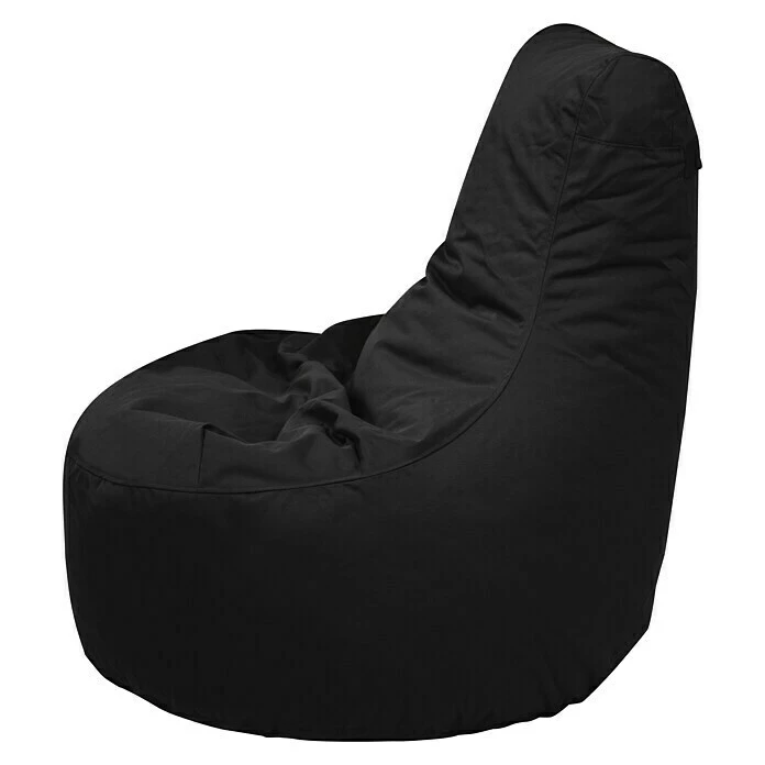 BAUHAUS Outbag Outdoor-Sitzsack Rund Slope Plus Black, Ø X H: 85 X 90 Cm, 100 % Polyester 4 BAUHAUS Outbag Outdoor-Sitzsack Rund Slope Plus Black, Ø X H: 85 X 90 Cm, 100 % Polyester – Bild 4