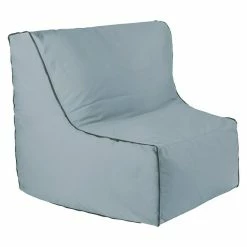 BAUHAUS Outbag Outdoor-Sitzsack Piece Zipper Stone Grey, L X B: 115 X 62 Cm, 100 % Polyester