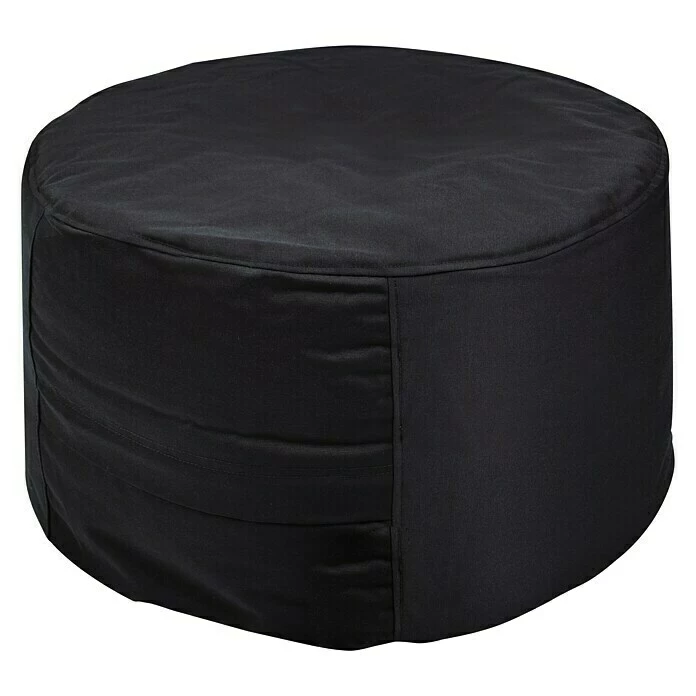BAUHAUS Outbag Outdoor-Sitzhocker Rund Rock Plus Black, Ø X H: 60 X 35 Cm, 100 % Polyester 3 BAUHAUS Outbag Outdoor-Sitzhocker Rund Rock Plus Black, Ø X H: 60 X 35 Cm, 100 % Polyester – Bild 3