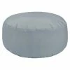 BAUHAUS Outbag Outdoor-Sitzhocker Rund Cake Plus Stone Grey, Ø X H: 115 X 40 Cm, 100 % Polyester