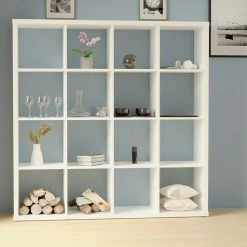 BAUHAUS Regal L X B X H: 39,2 X 146,6 X 146,6 Cm, Weiß -Cheap Regale Store 12 39