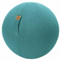 BAUHAUS Sitting Ball Gymnastikball Felt Aquarius, Durchmesser: 65 Cm, Material Bezug: 100 % Polyester