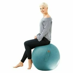 BAUHAUS Sitting Ball Gymnastikball Felt Aquarius, Durchmesser: 65 Cm, Material Bezug: 100 % Polyester -Cheap Regale Store 12 3909