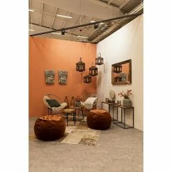 BAUHAUS Sitting Point Sitzhocker Plump Veluto Kupfer, Ø X H: 45 X 50 Cm, 100 % Polyester -Cheap Regale Store 12 3919