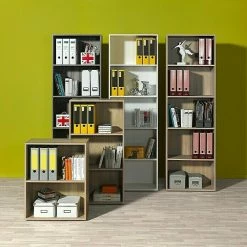 BAUHAUS Regalux Regal Trio 60 X 76,8 Cm, Eiche, Traglast: 5 Kg/Boden -Cheap Regale Store 12 392