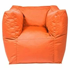 BAUHAUS Outbag Outdoor-Sitzsack Valley Plus Orange, L X B X H: 60 X 90 X 65 Cm, 100 % Polyester